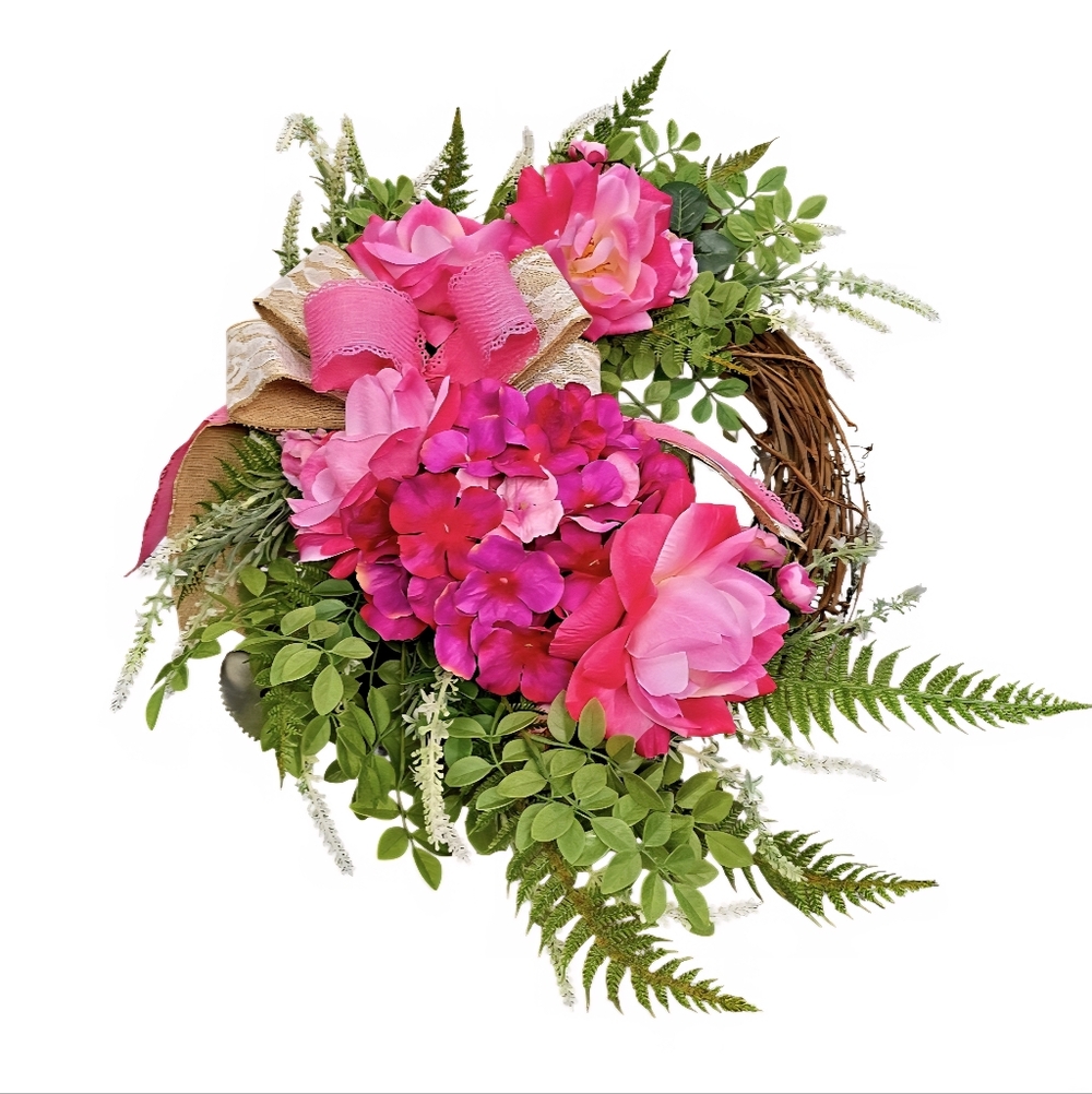 Pink Floral wreath
